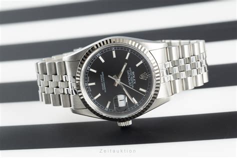 rolex datejust stahl plain